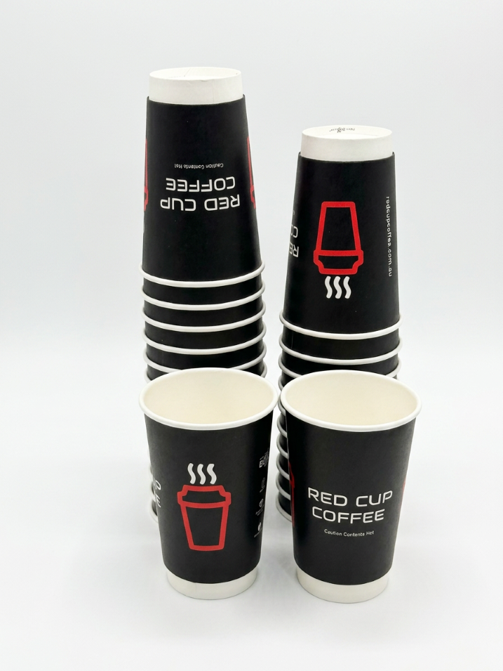 Red Cup Coffee Compostable Cups 16oz - Box of 20/sleeves - Image 3