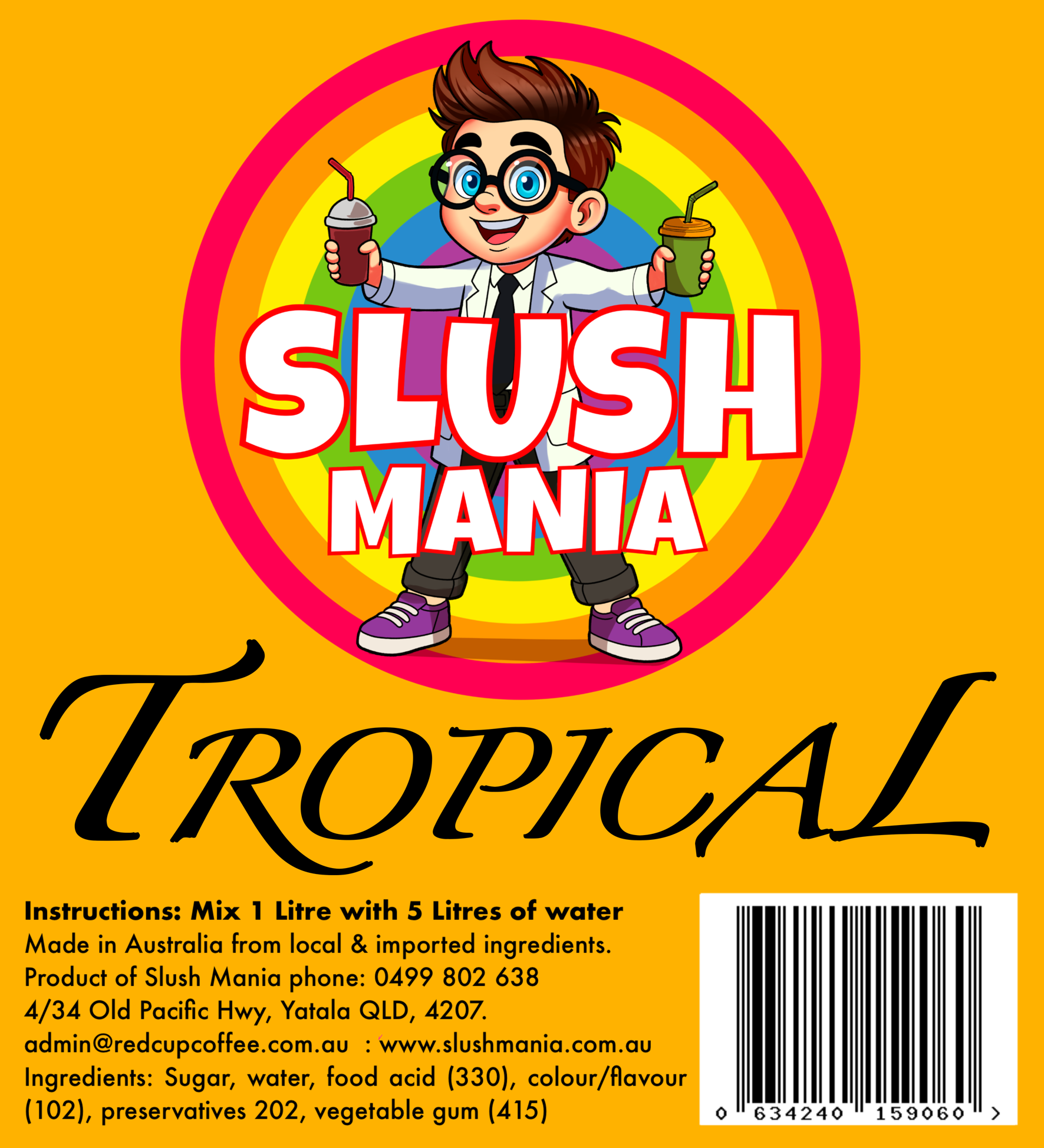 Tropical Slush Syrup 4lt - Image 2