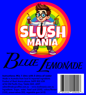 Blue Lemonade Slush Syrup 4lt - Image 2