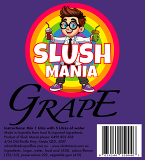 Grape Slush Syrup 4lt - Image 2