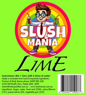 Lime Slush Syrup 4lt - Image 2