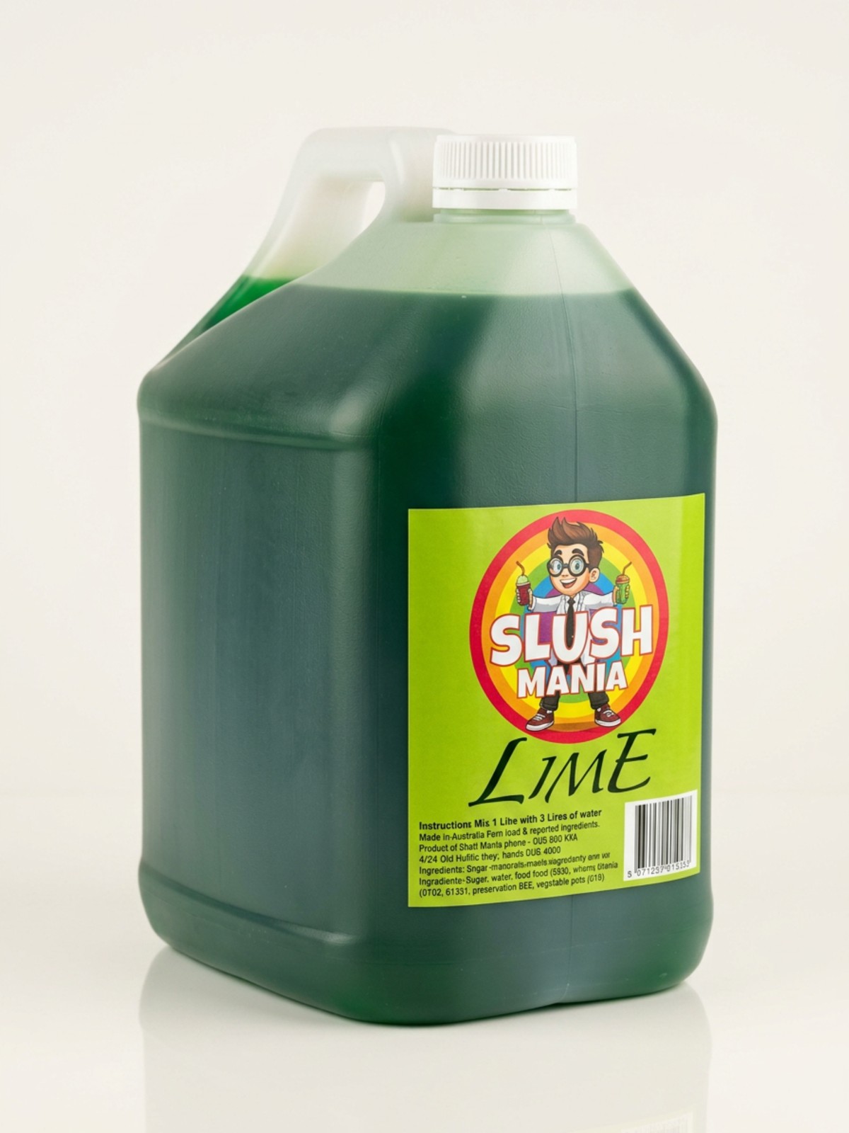 Lime Slush Syrup 4lt