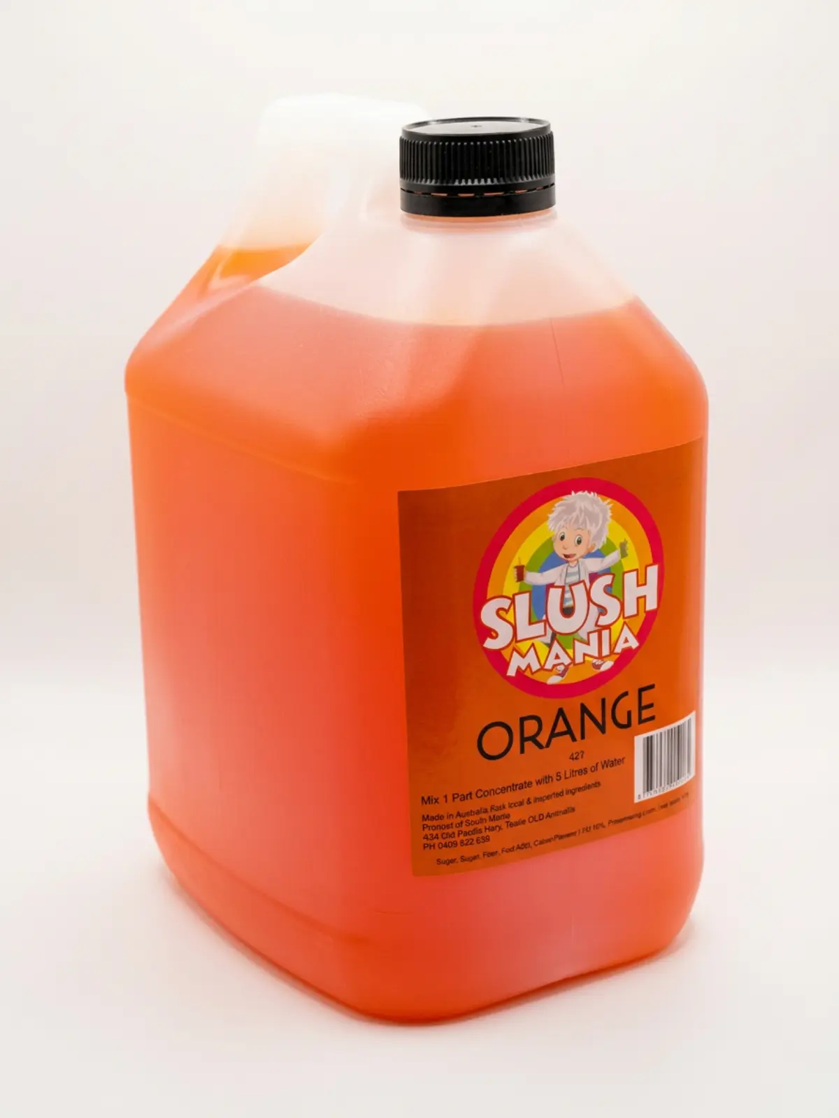 Orange Slush Syrup 4lt