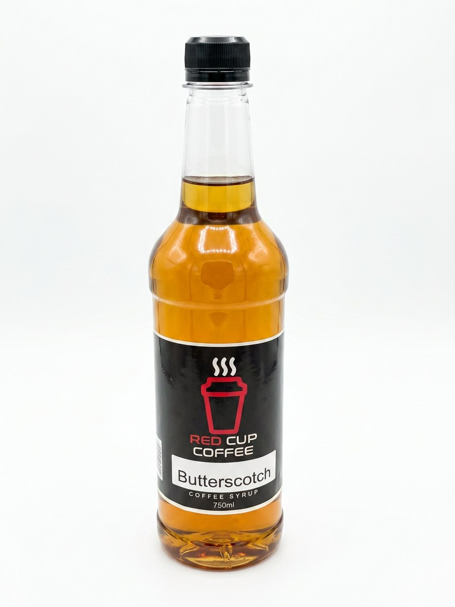 Red Cup Coffee Butterscotch coffee syrup 750ml
