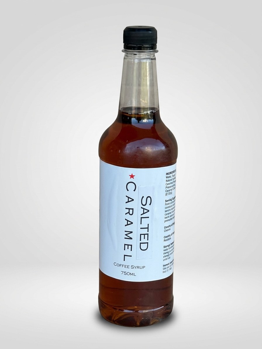 Red Cup Coffee Salted Caramel coffee syrup 750ml